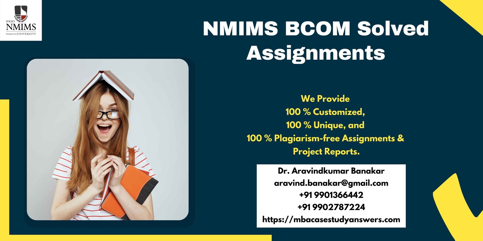 NMIMS BBA - B.Com Cost and Management Accounting Solved Answer Assignment