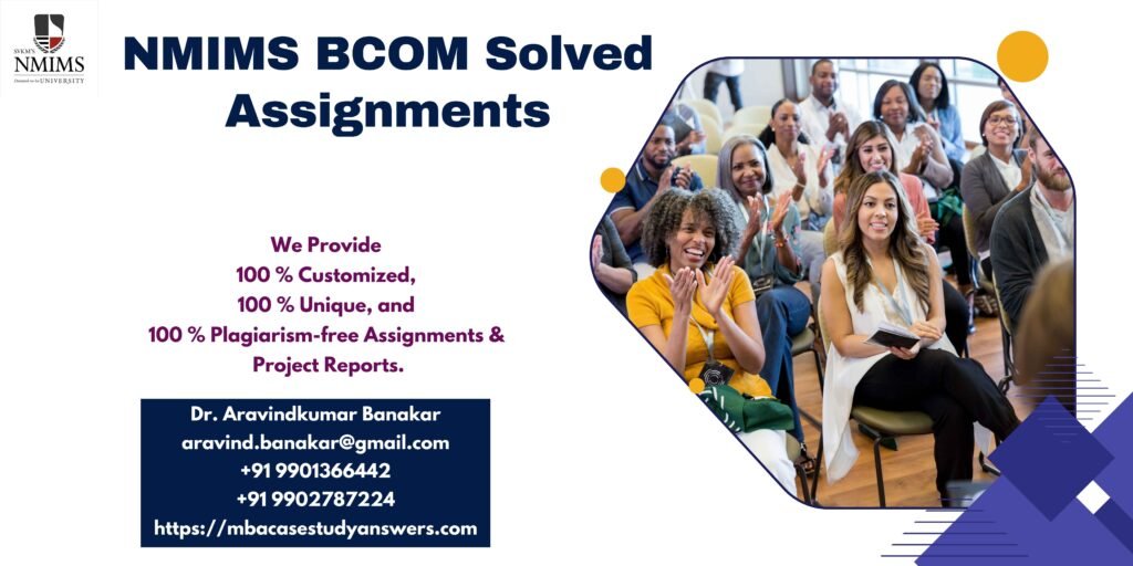 NMIMS MBA Digital Marketing Solved Answer Assignment