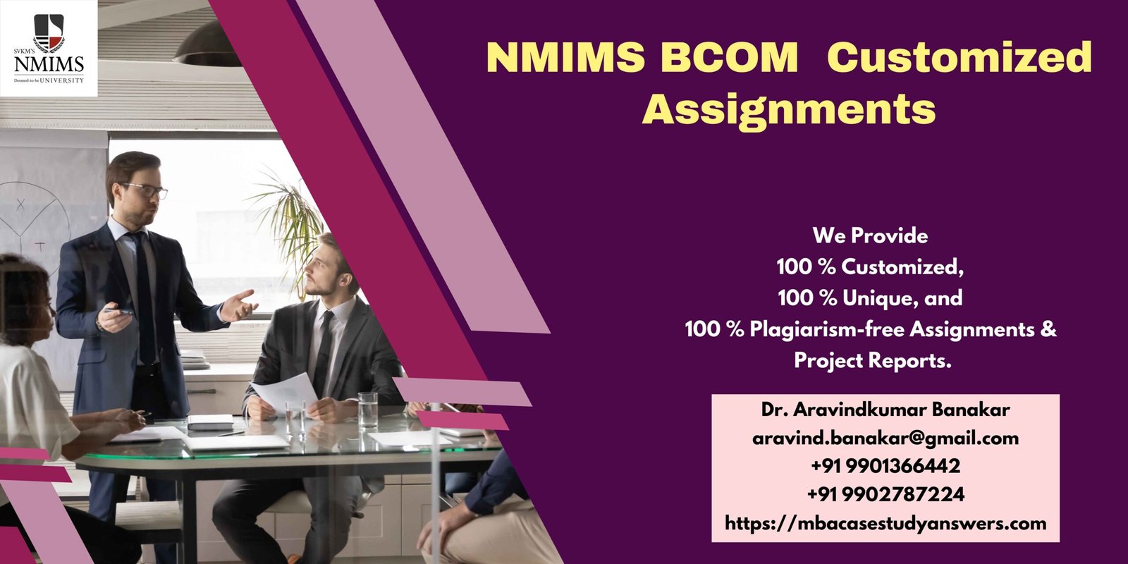 How can I get the NMIMS B.Com Operations Research Solved Assignment