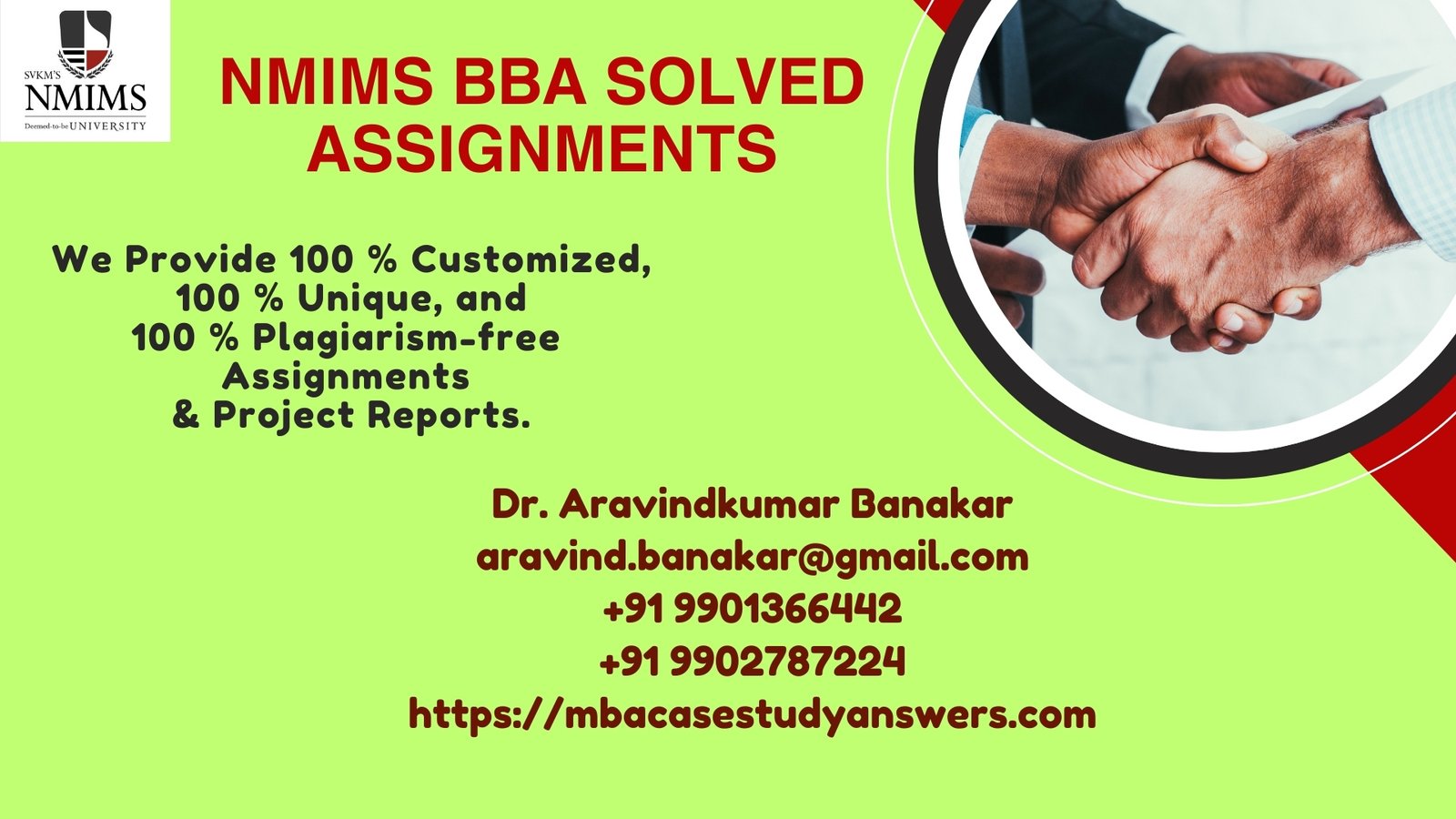 Solved NMIMS BBA Entrepreneurship Management Assignment