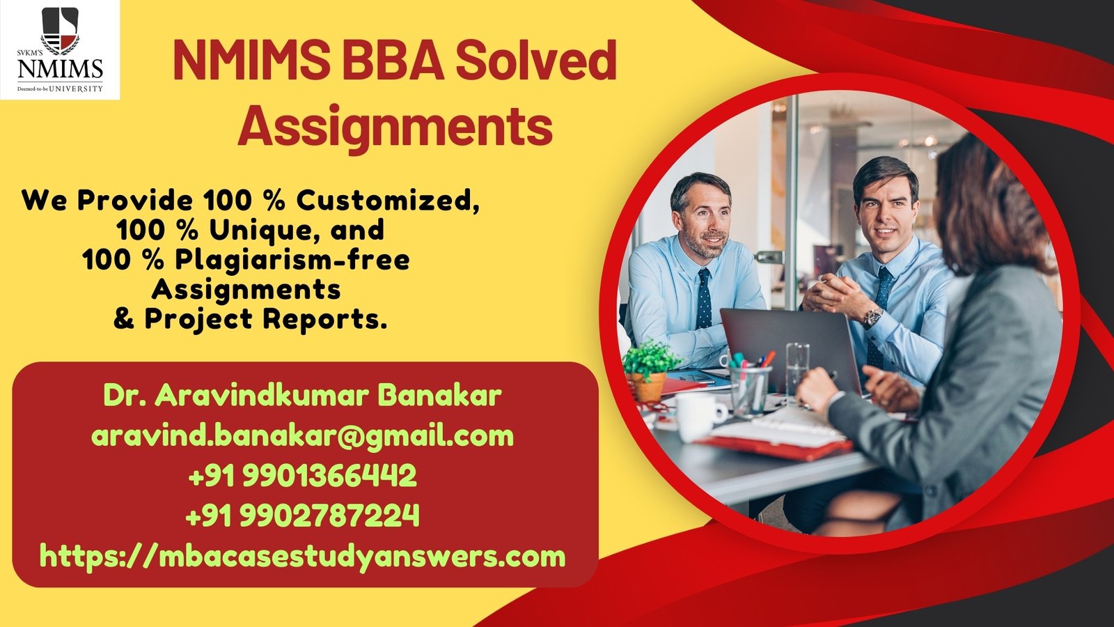 Solved NMIMS BBA Fundamentals of Taxation Assignment