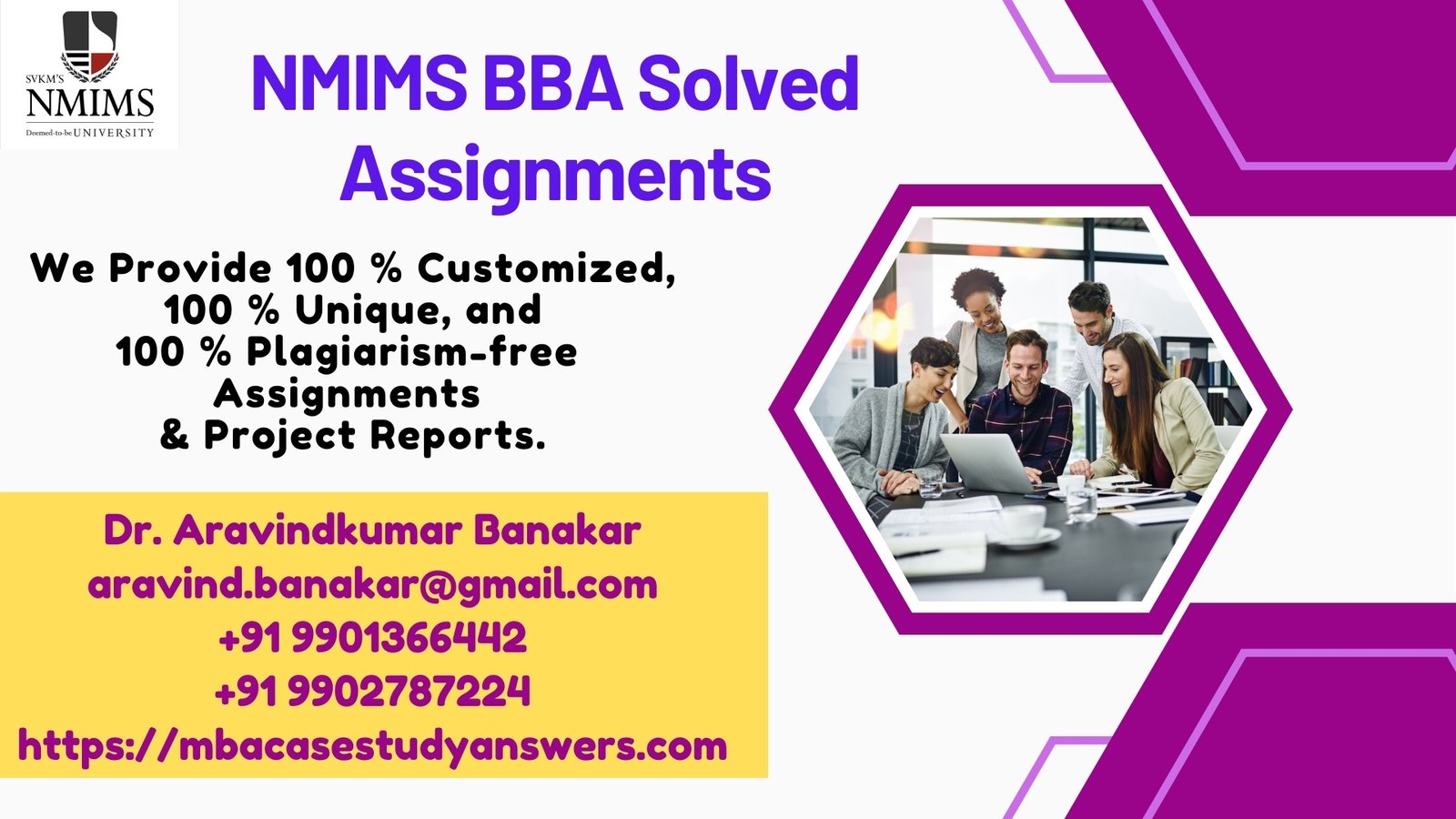 How can I get the NMIMS BBA Principles of Management Solved Assignment