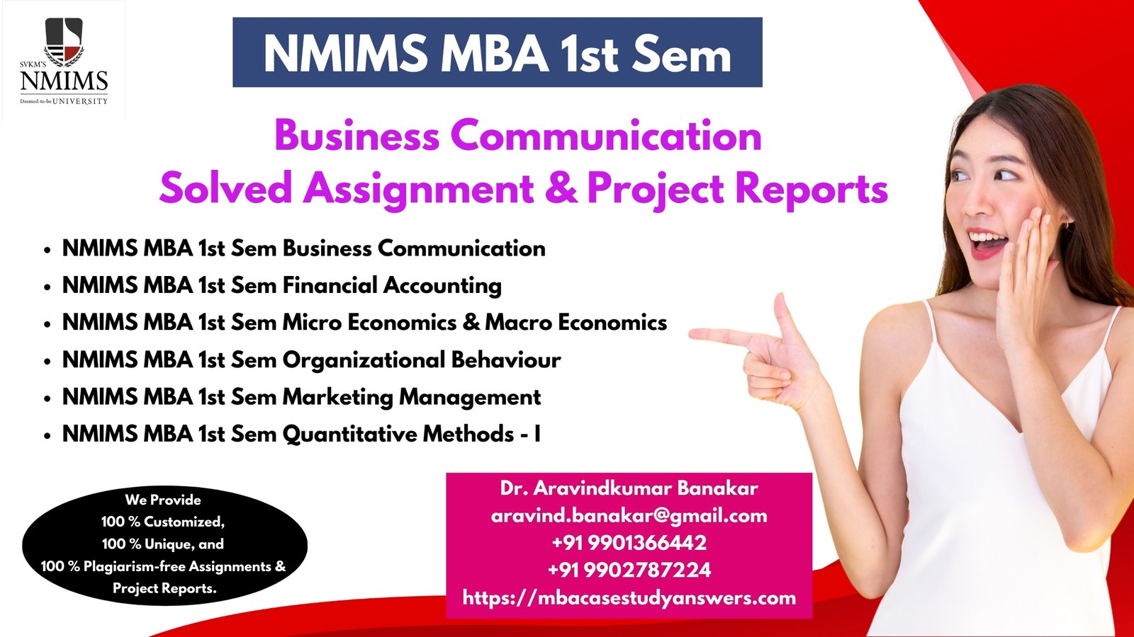 NMIMS MBA Services Marketing Solved Answer Assignment