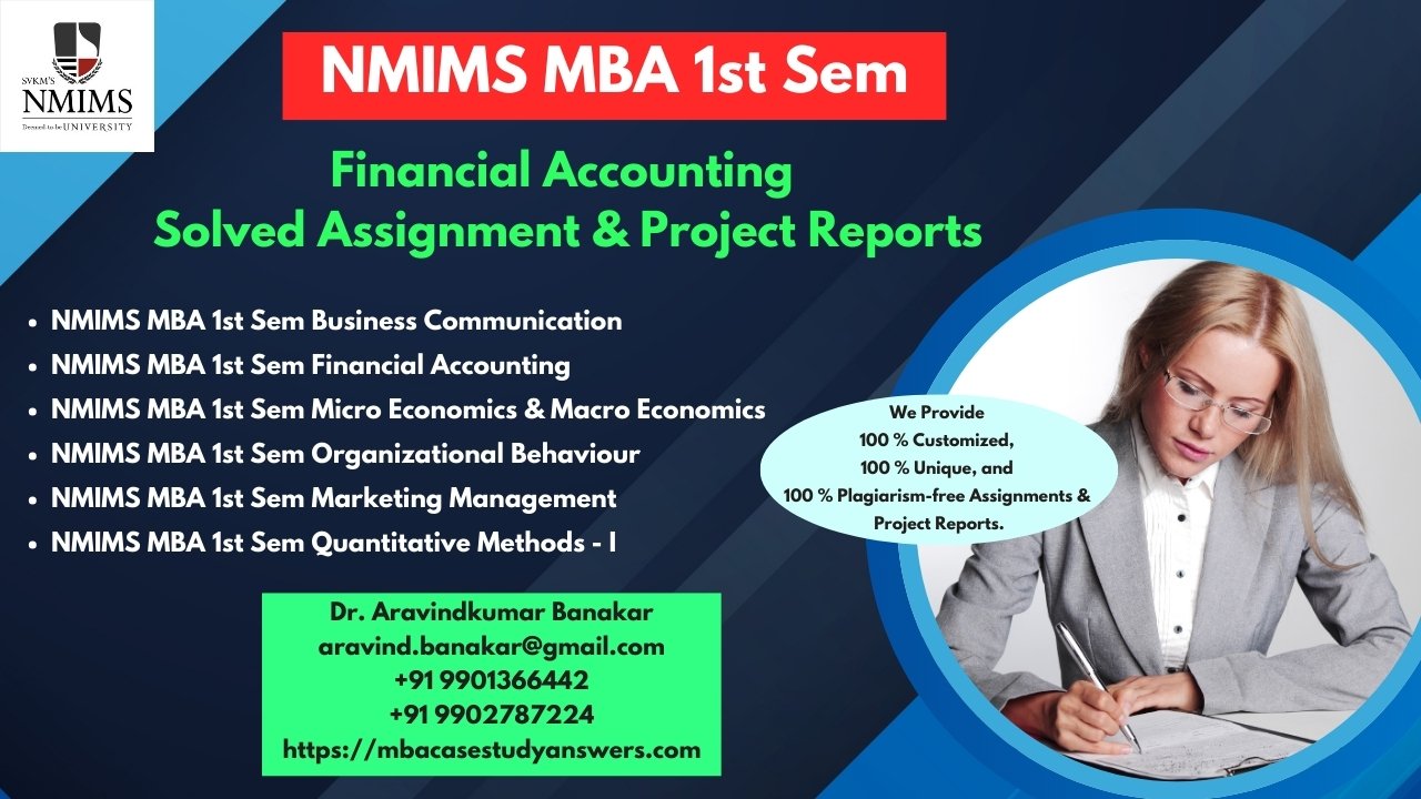 NMIMS MBA Strategic Management Solved Answer Assignment