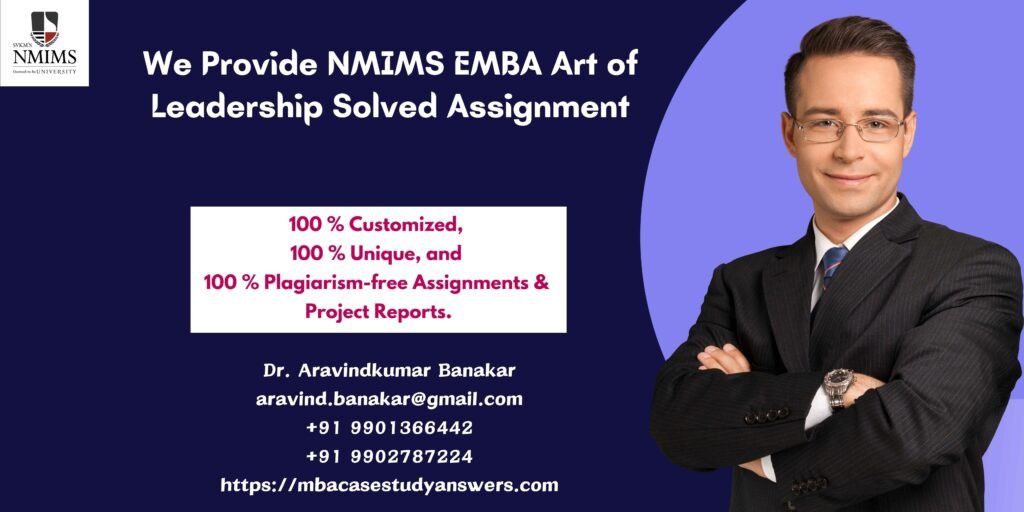 How can I get the NMIMS EMBA Term 2 Finance Online Course - HBR Solved Assignment